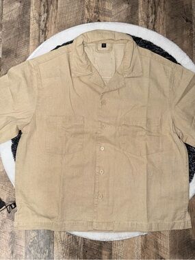 Ananke Taupe Button-Up Shirt